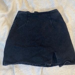 Body con denim skirt